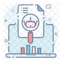 Webanalyse Dateninfografik Webentwicklung Symbol