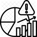 Datenanalyse-Warnung  Symbol