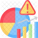 Datenanalyse-Warnung  Symbol