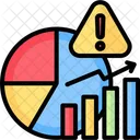 Datenanalyse-Warnung  Symbol