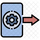 Datenausgabe  Symbol