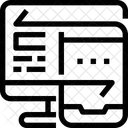 Datenaustausch  Symbol