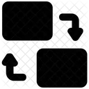 Datenaustausch Datenubertragung Datenubermittlung Symbol