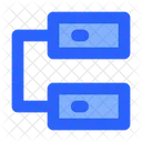 Datenbank Netzwerk Internet Symbol