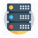 Big Data Datenserver Server Rack Symbol