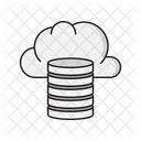 Datenbank Server Cloud Symbol