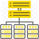 Datenbank Management Server Symbol