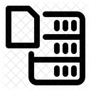 Daten Server Informationen Symbol
