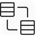 Datenbank Server Rack Symbol