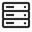 Datenbank Server Rack Symbol