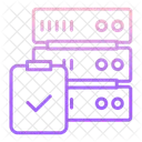 I Server Checkliste Datenbank Checkliste Datenbank Prufen Symbol