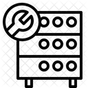 Datenbank Hosting Server Symbol