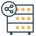 Datenbank Hosting Server Symbol