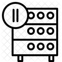 Datenbank Hosting Server Symbol