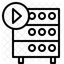 Datenbank Hosting Server Symbol