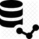 Datenbank-Liniendiagramm  Symbol