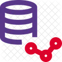 Datenbank-Liniendiagramm  Symbol