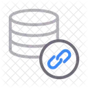 Anhangen Verknupfen Datenbank Symbol