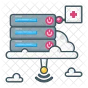 Datenbank Server Cloud Symbol