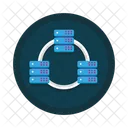 Datenbanknetzwerk Symbol