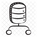 Datenbanknetzwerk Netzwerkdiagramm Verbundenes Netzwerk Symbol