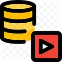 Datenbankvideo  Symbol