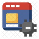 Datenbank-Website  Symbol