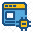 Datenbank-Website  Symbol