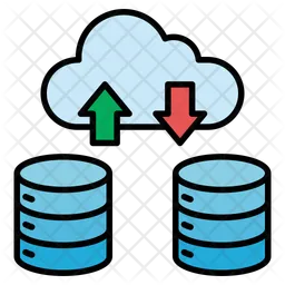 Datenbankmigration  Symbol