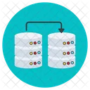 Datenbankubertragung SQL Transformation Datenbankmigration Symbol