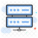 Datenbankserver SQL Server Datenbankhosting Symbol