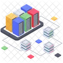 Datenbankserver Datenbankspeicher Datenbankhosting Icon