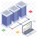 Datenbankserver Datenbankspeicher Datenbankhosting Icon