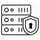 Datenbanksicherheit Datenbank Sicherheit Symbol