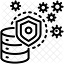 Datenbanksicherheit Datenbank Schutz Symbol
