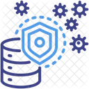 Datenbanksicherheit Datenbank Schutz Symbol