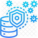 Datenbanksicherheit Datenbank Schutz Symbol