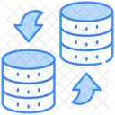 Datenbanktransfer  Symbol