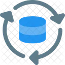 Datenbanktransfer  Symbol