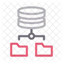 Datenbank Server Ordner Symbol