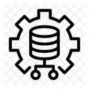 Datenbank Server Einstellung Symbol