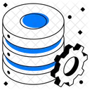 Speicherverwaltung Datenbankverwaltung Servereinstellungen Symbol