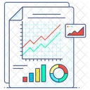 Datenanalysebericht Datenbericht Auswertungsbericht Symbol