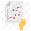 Datenbericht Grafischer Bericht Geschaftsdiagramm Symbol