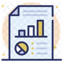 Datenberichterstattung Unternehmensstatistiken Datenanalyse Symbol