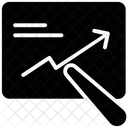 Datendiagramm Liniendiagramm Datenvisualisierung Symbol