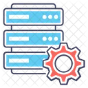 Datenanpassung Datenbankkonfiguration Datenmanagement Symbol