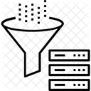 Daten Filter Trichter Symbol