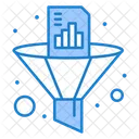 Datenfilter Filteranalyse Daten Filtern Symbol