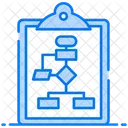 Datenfluss Algorithmus Sitemap Symbol